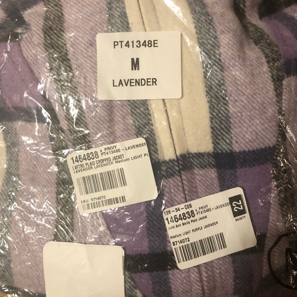 NWT Wink And Smile Plaid Jacket - Picture 6 of 10